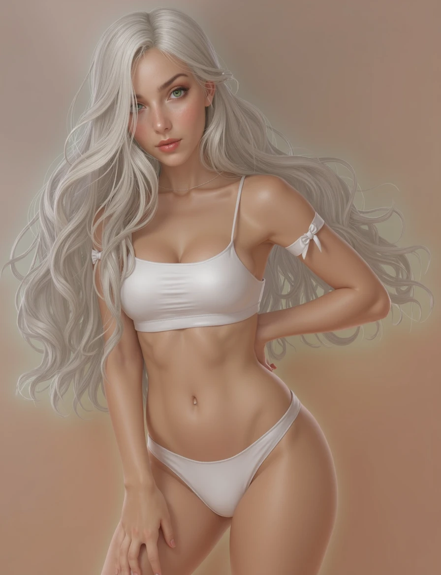 ((full body:1.4)),(black clothing:1.3).Club Med beach at night. Cute 18 yo (albino:1.4)woman of Slavic descent.(short:1.1), , long white hair, gray eyes, ((very pale:1.4)). Innocent look. Gentle spirit.(virgin), (black bikini, sandals).hat,(joy),((smile)).Masterpiece, best quality(highly detailed:1.2),(detailed face and eyes:1.2), depth of field, 8k wallpaper, studio lighting, core shadows, high contrast, bokeh.