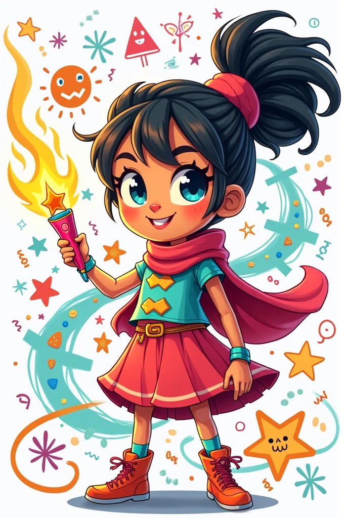 Shaka Laka boom boom pen girl PNG