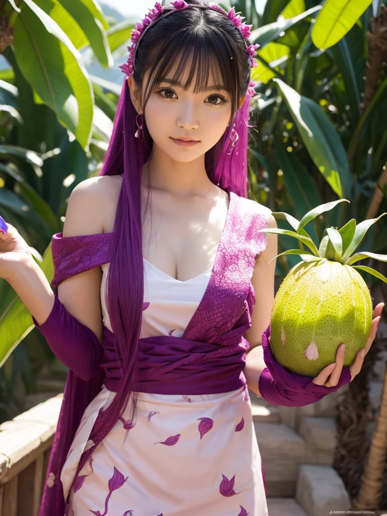 anime manga in 4D vivid colors high quality sombria art sexy seios duros rígidos empinados tits Goku + nami lol fênix Portrait front view of a girl standing in a mystical marketplace with purple gold hair in a flowing ponytail in a dynamic pose she is holding a glass of bubbling potion out to the view blue eye in the background are busy vendors and magical light and smoke from the various market stalls anime style intricate detailed bright colors arco íris fantasy concept art digital art intricate oil on canvas