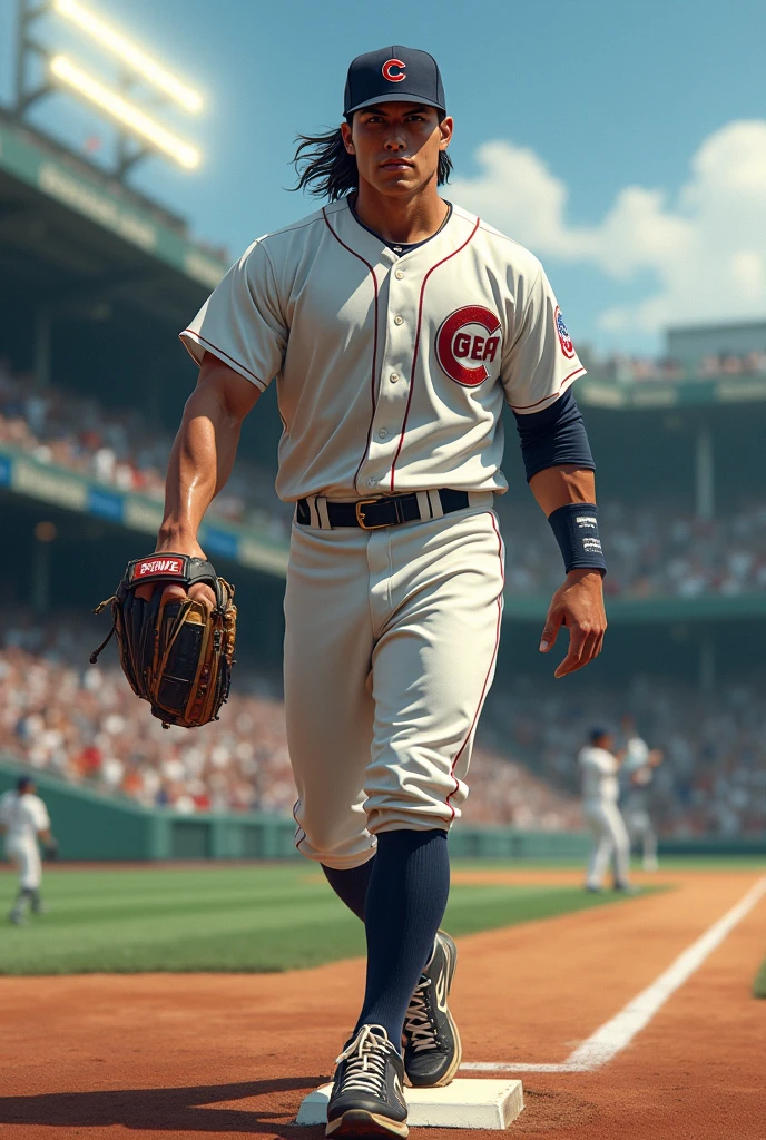 A completely different type of well-built Japanese professional baseball player