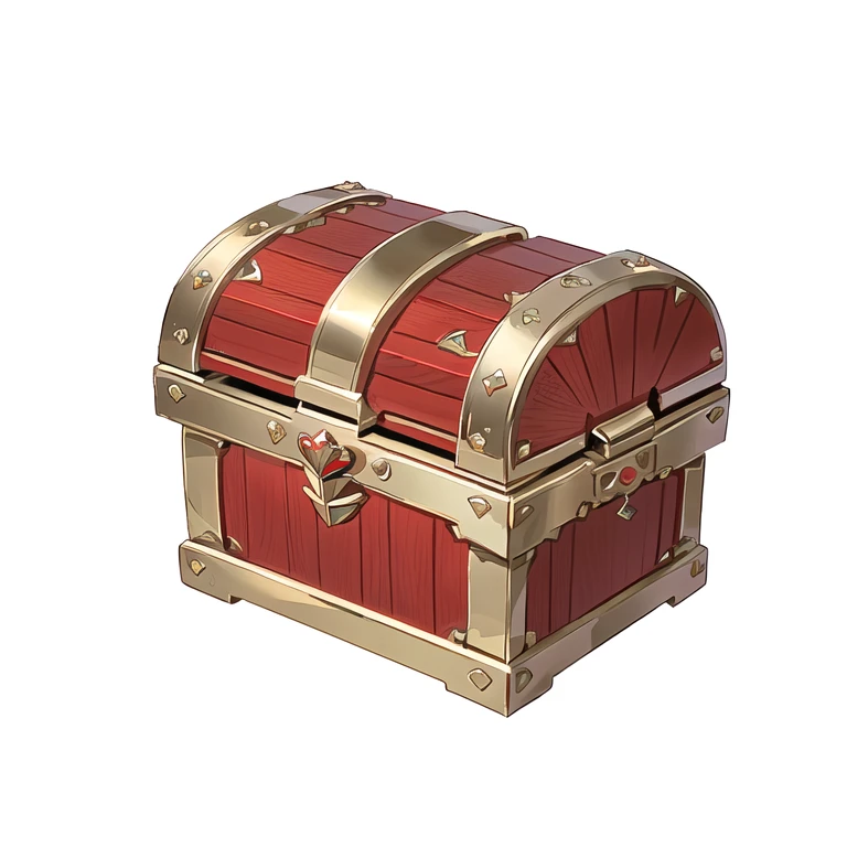 a close up of a red and gold Chest with a lock, small Chest, Chest, large Chest, Loot Boxes, treasure Chests, treasure Chest, plate armored Chest, covered Chest, Treasure Artifact, strong Chest, Role Playing Game Items, hiding large treasure Chest, Chest high, Object Art, original marble tree trunk, furry Chest, fluffy Chest, big Chest, Chestplate