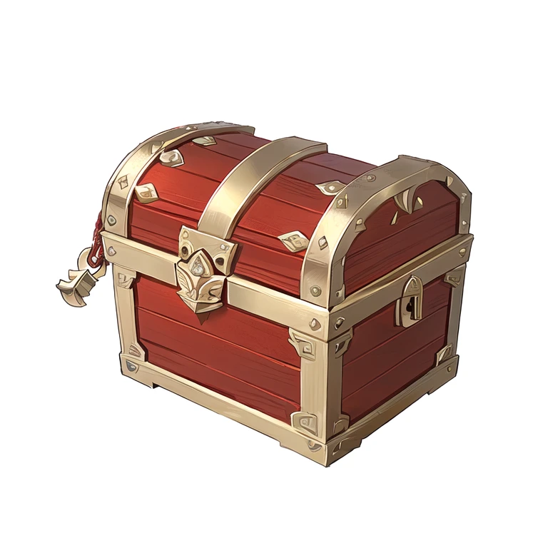 a close up of a red and gold Chest with a lock, small Chest, Chest, large Chest, Loot Boxes, treasure Chests, treasure Chest, plate armored Chest, covered Chest, Treasure Artifact, strong Chest, Role Playing Game Items, hiding large treasure Chest, Chest high, Object Art, original marble tree trunk, furry Chest, fluffy Chest, big Chest, Chestplate