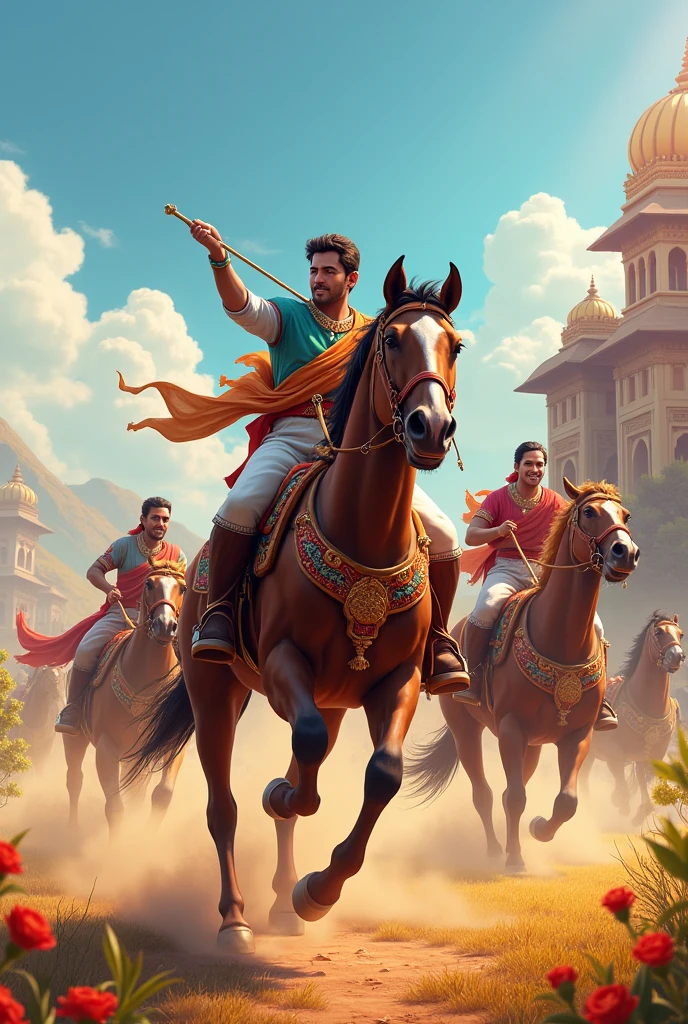 Equestrian game indian