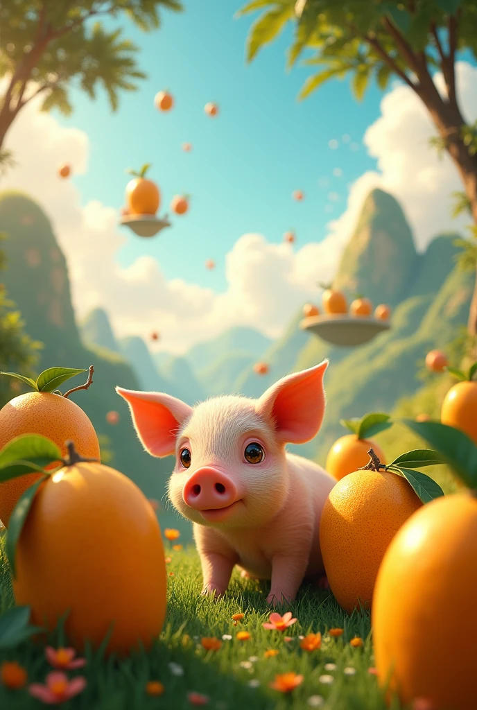 Mangoes to pig