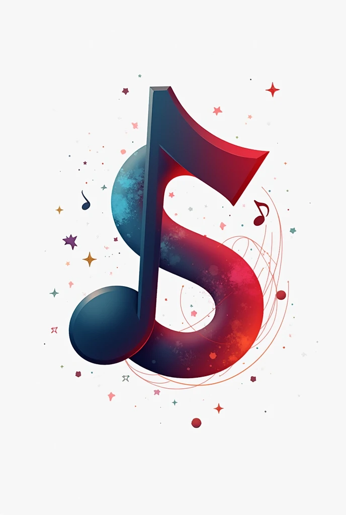 A logo for my channel. I would like to add the initial letter of my channel, which is a "S" and add a musical note next to it.