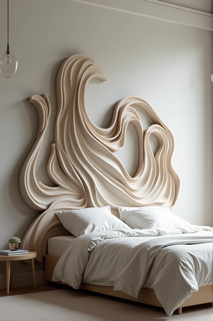 A rare unique design of bed head