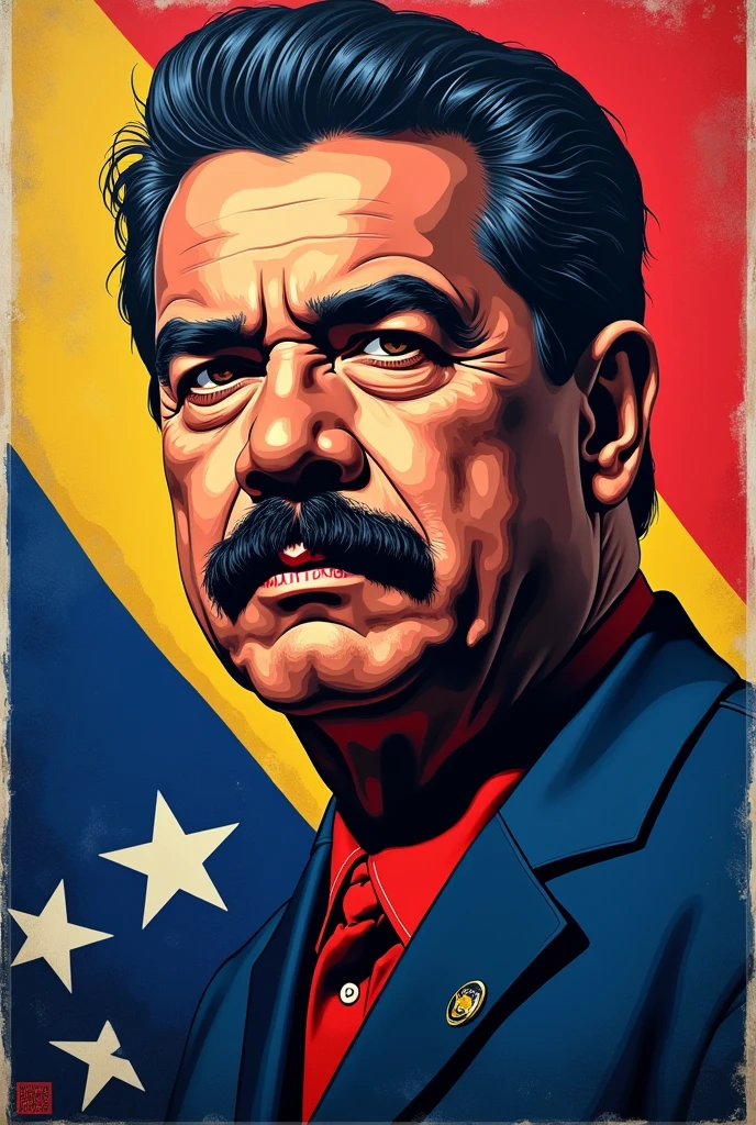 Banner off Nicolas Maduro
