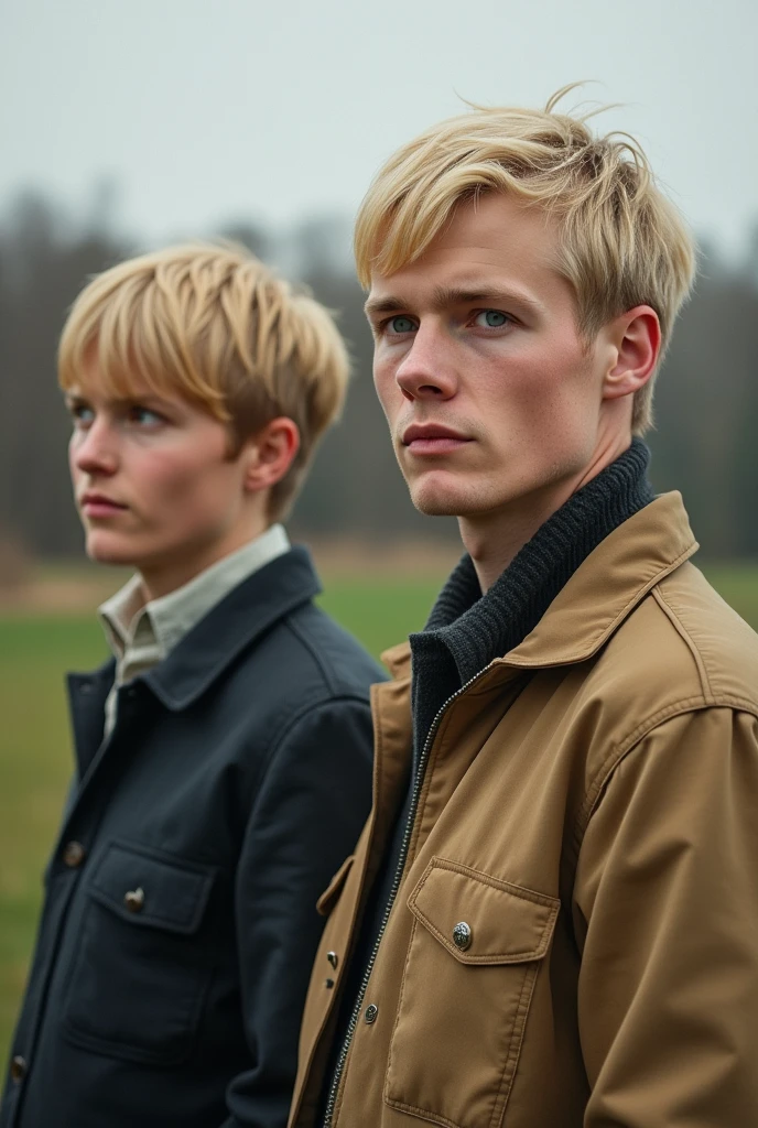Men with blond haire and women with short blodn hair in the GDR