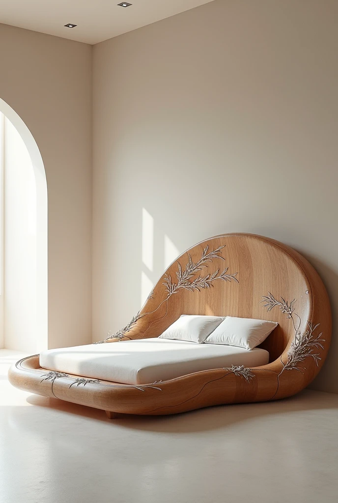 A rare unique design of bed