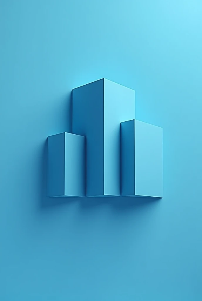 Logo mark, building, construction, blue