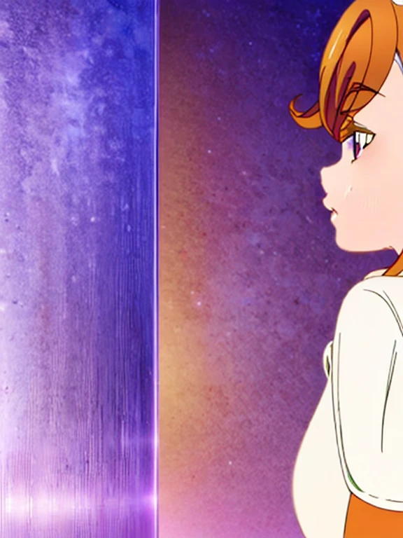1girl in, lightsmile, Shiny skin, Best Quality, masutepiece, (Game CG:1.4), NSFW, Detailed beautiful face and eyes,Big Tits、Lingerie with a small area, sailorvenus, I could feel the battle, Serious, Cowboy Shot、large full breasts、Full Moon Night、starrysky、((Best Quality)), (Ultra-detailed), (extremely detailed CG unified 8k wallpaper), Highly detailed, High-definition raw color photos, Professional Photography, ((Beautiful big breasts)), Amazing face and eyes, (Uniform with open chest), (See-through panties:1.2)、big butts、turned around