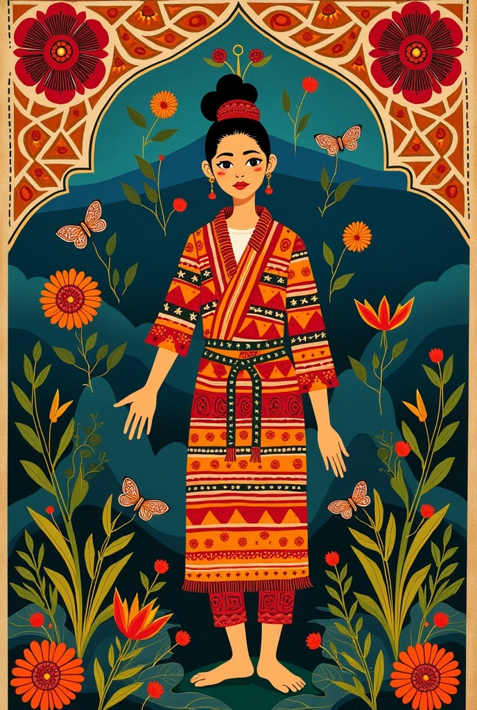 Create traditional linangkit image