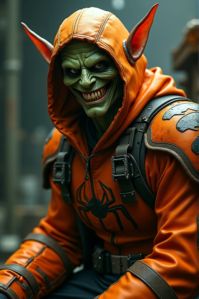 Marvel Green Goblin wearing Orange instead of Green