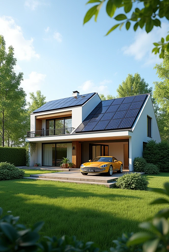 Maison les panneaux solaire abris de jardin carport et toiture