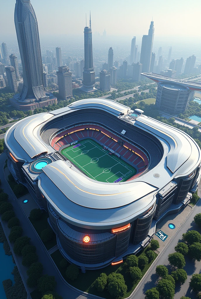 Future stadium that can do many Sport at the same time, have sci Fi concepts
