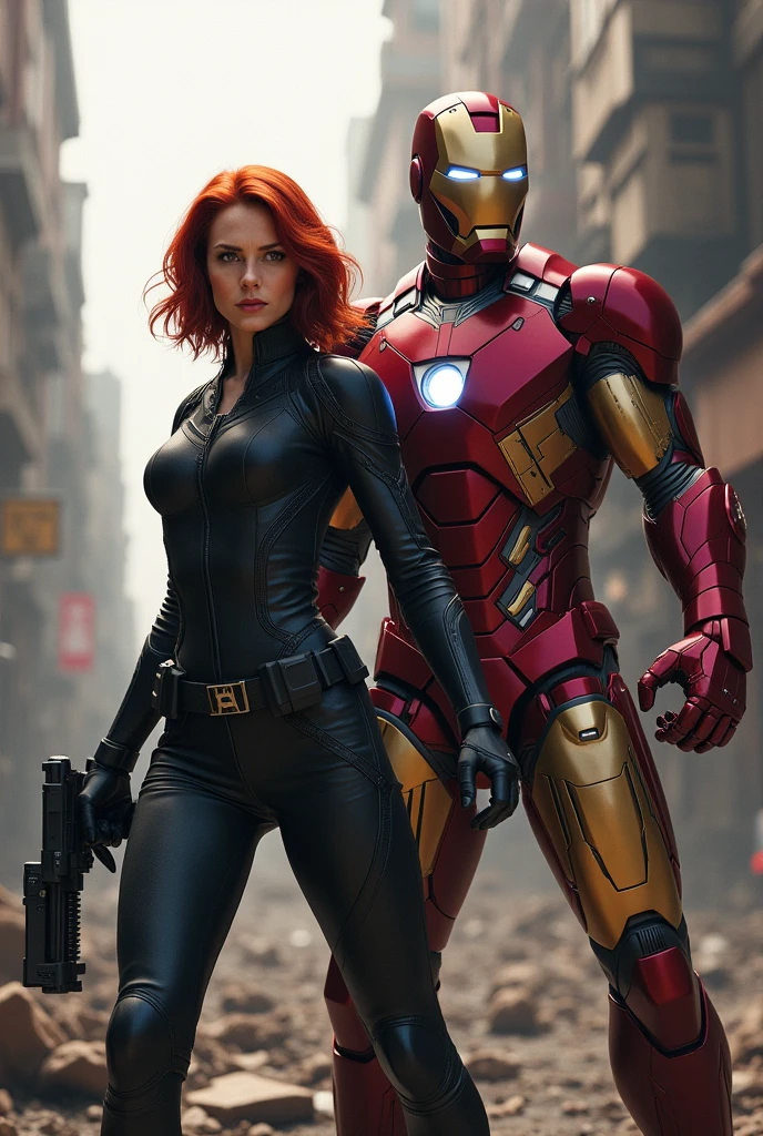 Iron man and Black widow