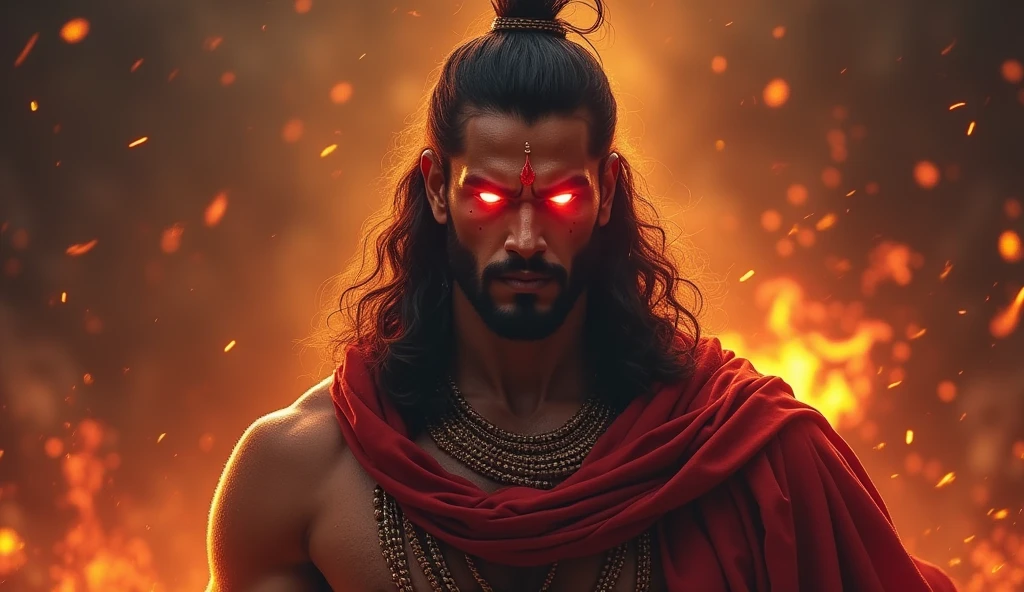 ujain mahadev angry face in standing postions