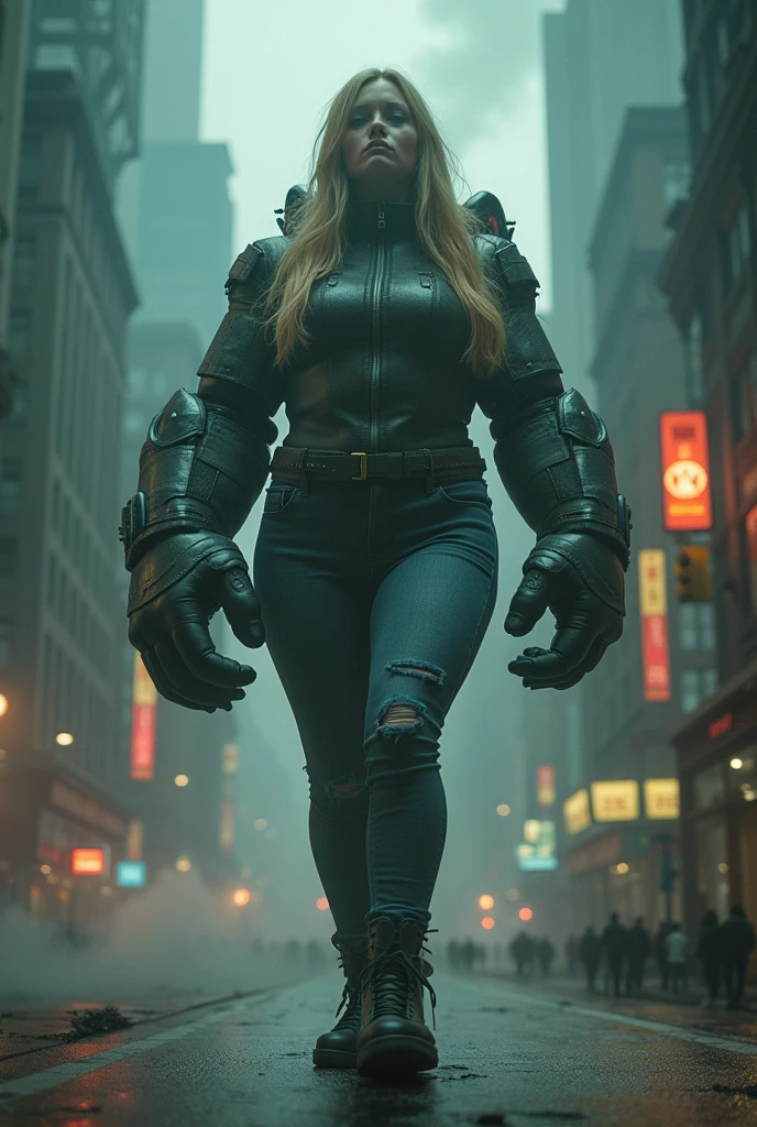 enormous strength. She appears to be strolling casually through the bustling cityscape of GTS City, as towering buildings loom overhead. Smoke and clouds billow around her, heightening the sense of epic scale and drama. The lighting is dark, shadowy, and realistic, creating a tense and menacing atmosphere. The perspective is from below, emphasizing the Giantess's majesty and power.",Anus glued ,swollen anus, swollen anus,Showing the anus, different angles,full body, Avar ethnic group, blond hair, green eyes, Short Jeans, wearing a Mini Jeans Panties Short Ripped,, Cinematic, Photoshoot, Shot on 25mm lens, Depth of Field, Tilt Blur, Shutter Spee details, super detailed, ambient –uplight –v 4 –q 2
