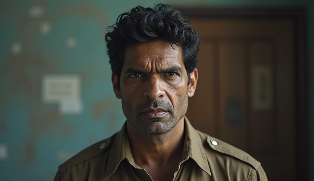 shankar angry face in standing postions