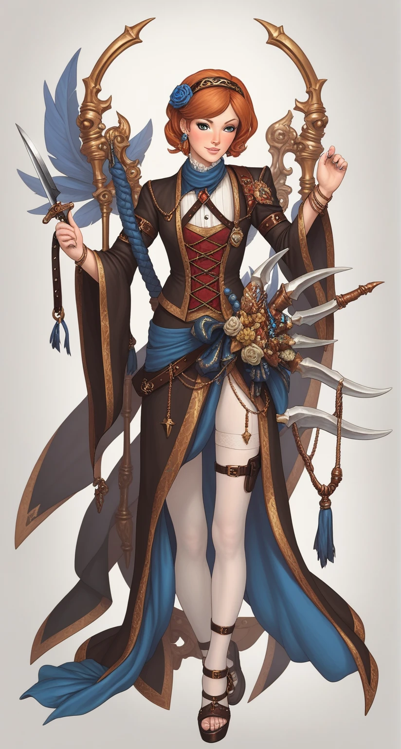 very dress tall hold knife