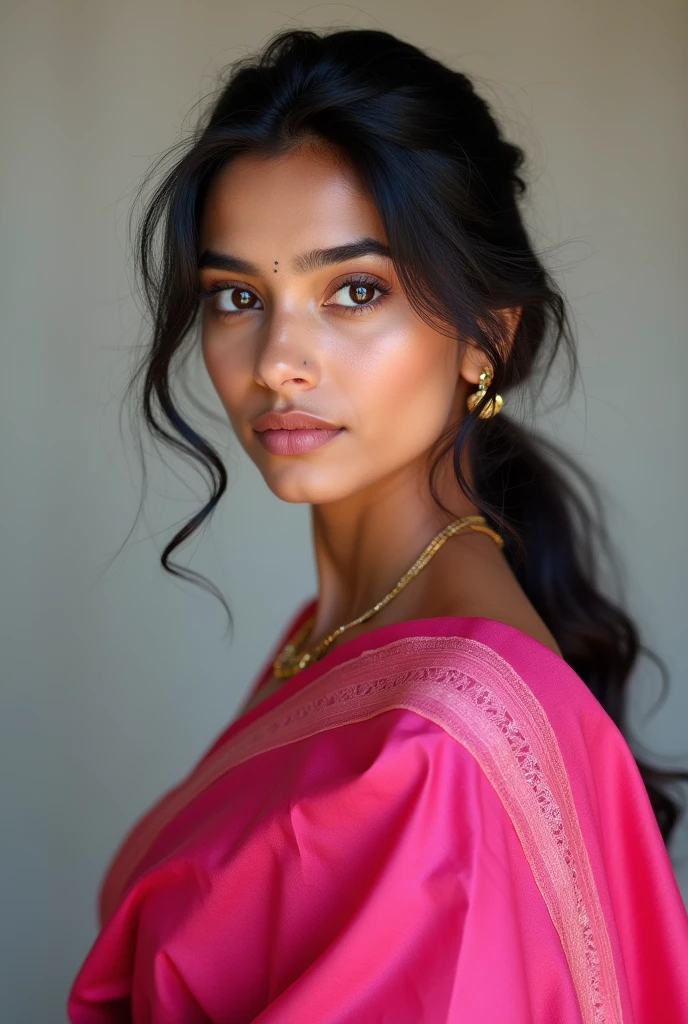 Indian women face future Collage looking into the camera portrait caused raw photo Pink Saree Makeup and Beautiful Indian Hot Girl Age 25
White Face Cute Full Body Camera