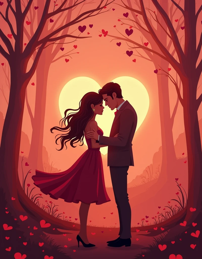 Valentine's Day romantic poster