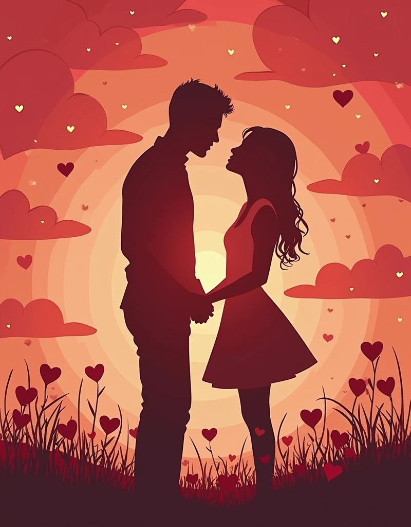 Valentine's Day romantic poster