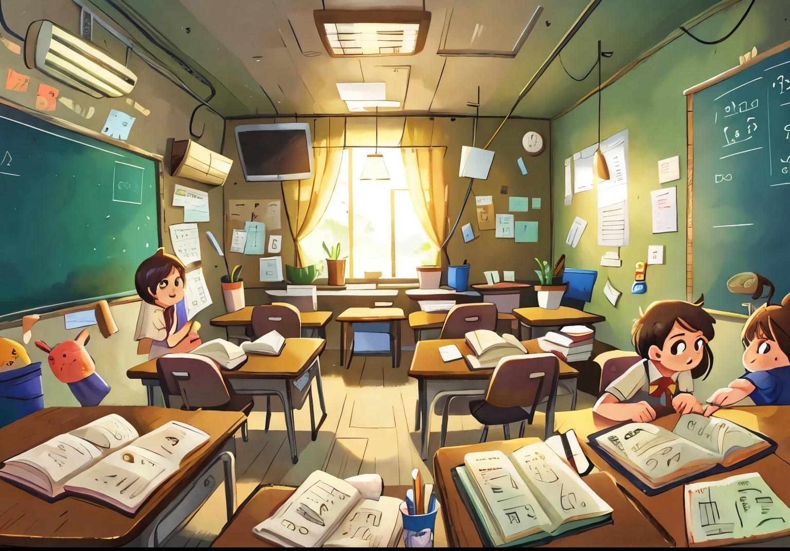 Classrooms without people