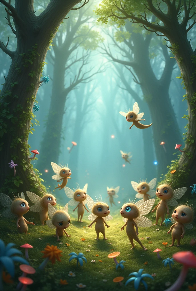 13 Cute One-Eyed Fairies in an Enchanted Forest Full of Magic