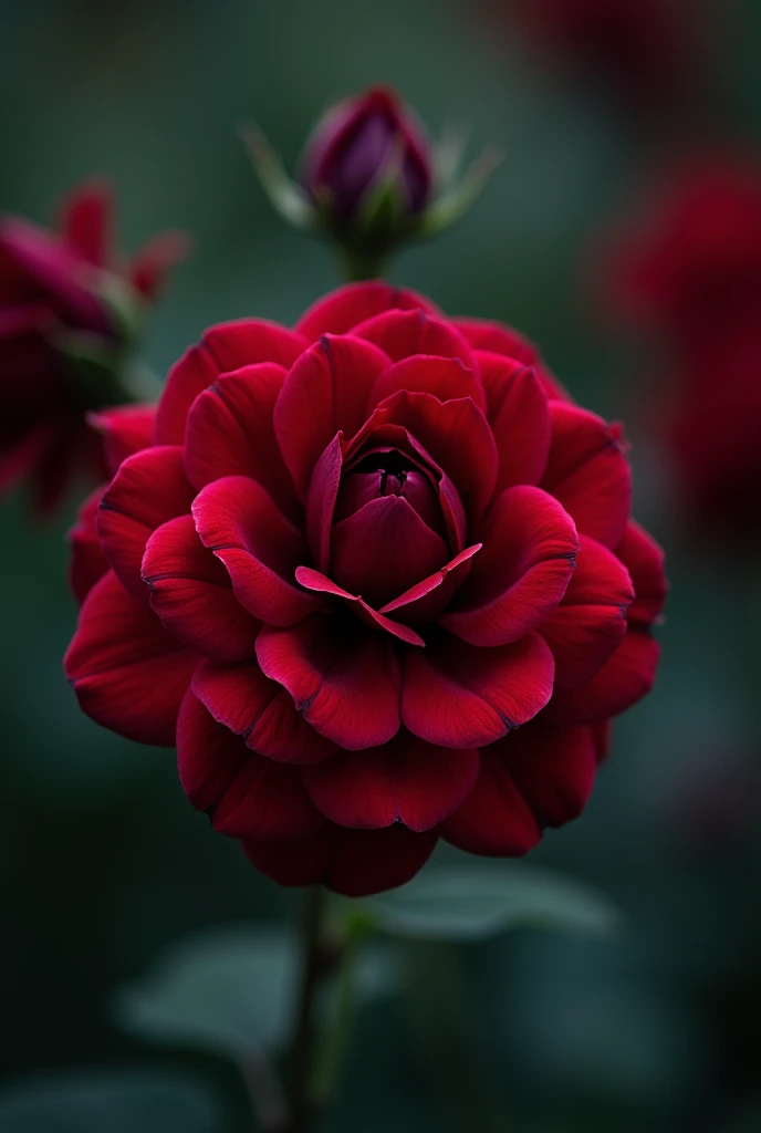 Dark colored flowers