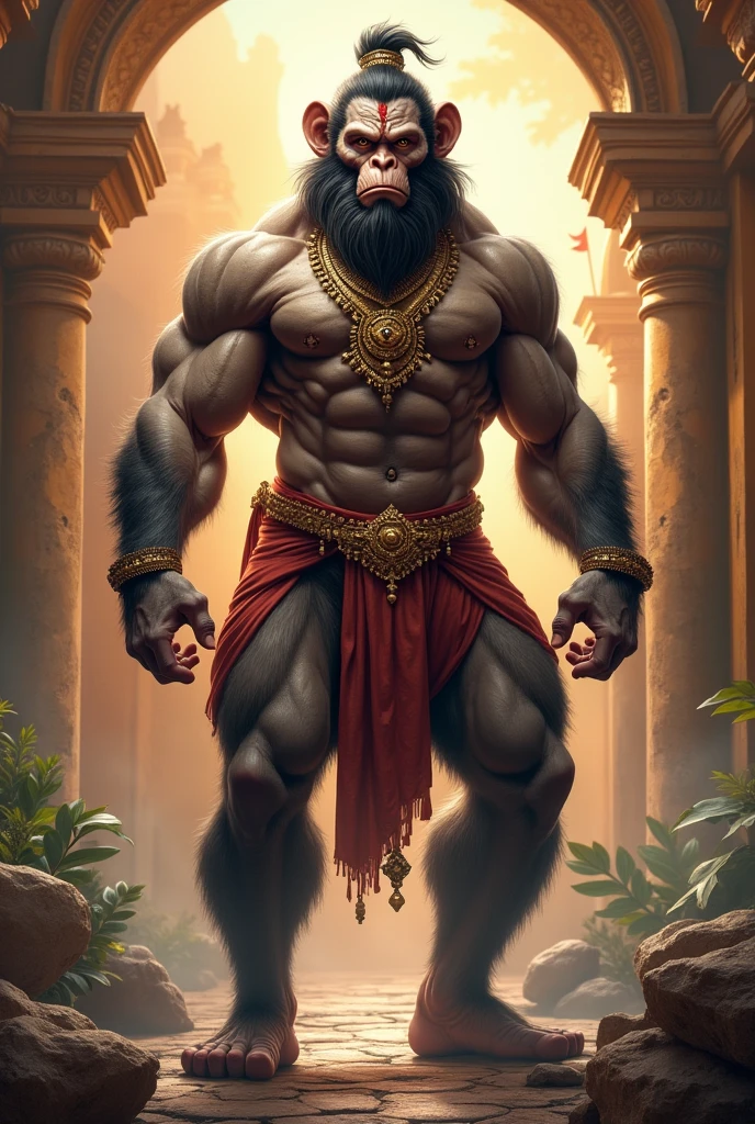 A hanuman ji bodybuilding