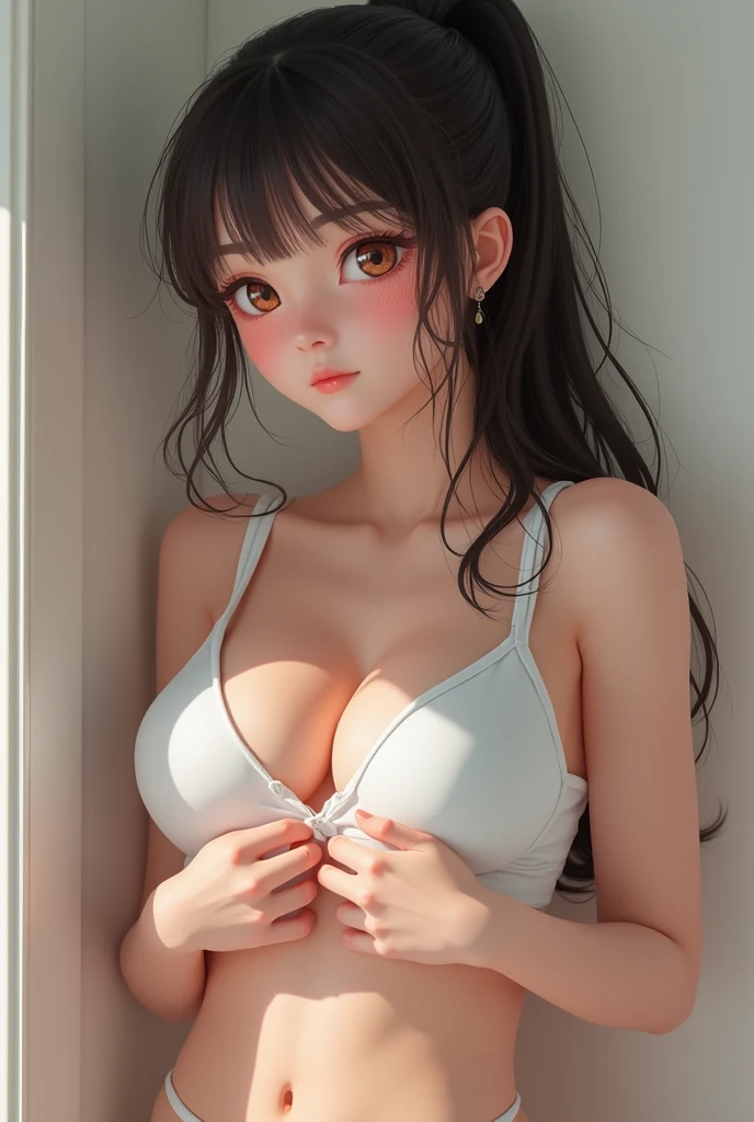 Realな写真、、Japanese high school girl、NUDE、naked、((Whole body 1.4、Thin pubic hair))、((Straight Hair:1.4))、((Small pink bean-like nipples:1.4))Detailed chest、Detailed face and body、Natural lighting、High resolution、Photorealistic、(Highest quality、8k、High resolution、masterpiece:1.2)、Super detailed、(Real、Photorealistic、Photorealistic:1.37)、Realな肌の質感、Detailed eyes and lips、Beautifully detailed face、Long eyelashes、Smooth Skin、Natural body shape