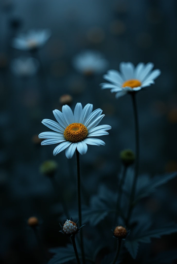 Dark flowers filling the screen々