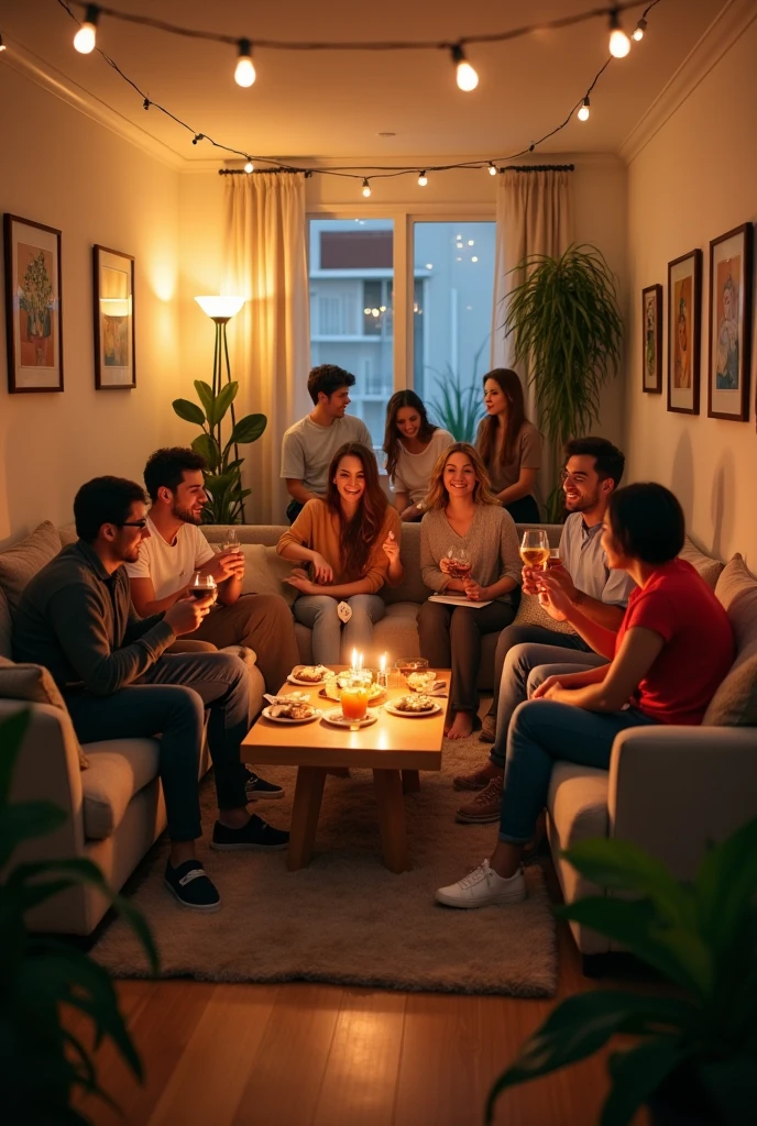 small housewarming themed birthday party