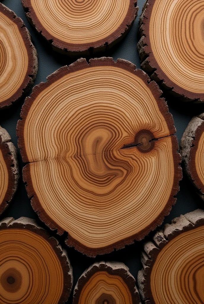 wood circles of agarwood