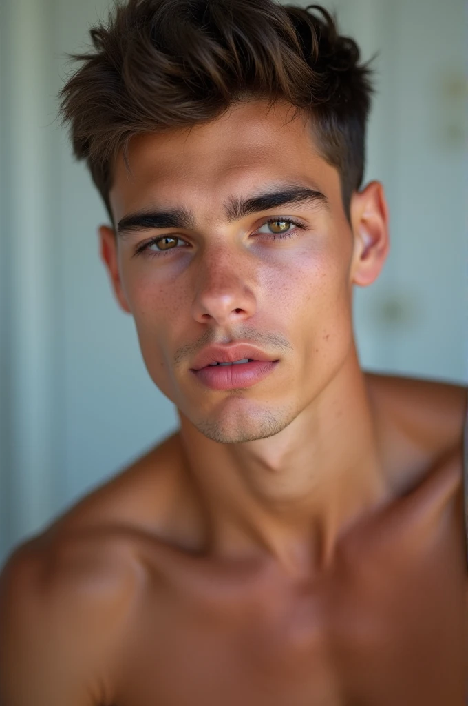 I want to a men and he is fully motivated and masculer handsome and purity face, instagram logo masterpiece, 8k, ultra realistic