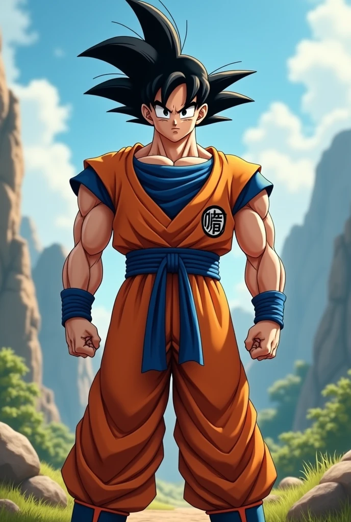 Image of Goku in real life