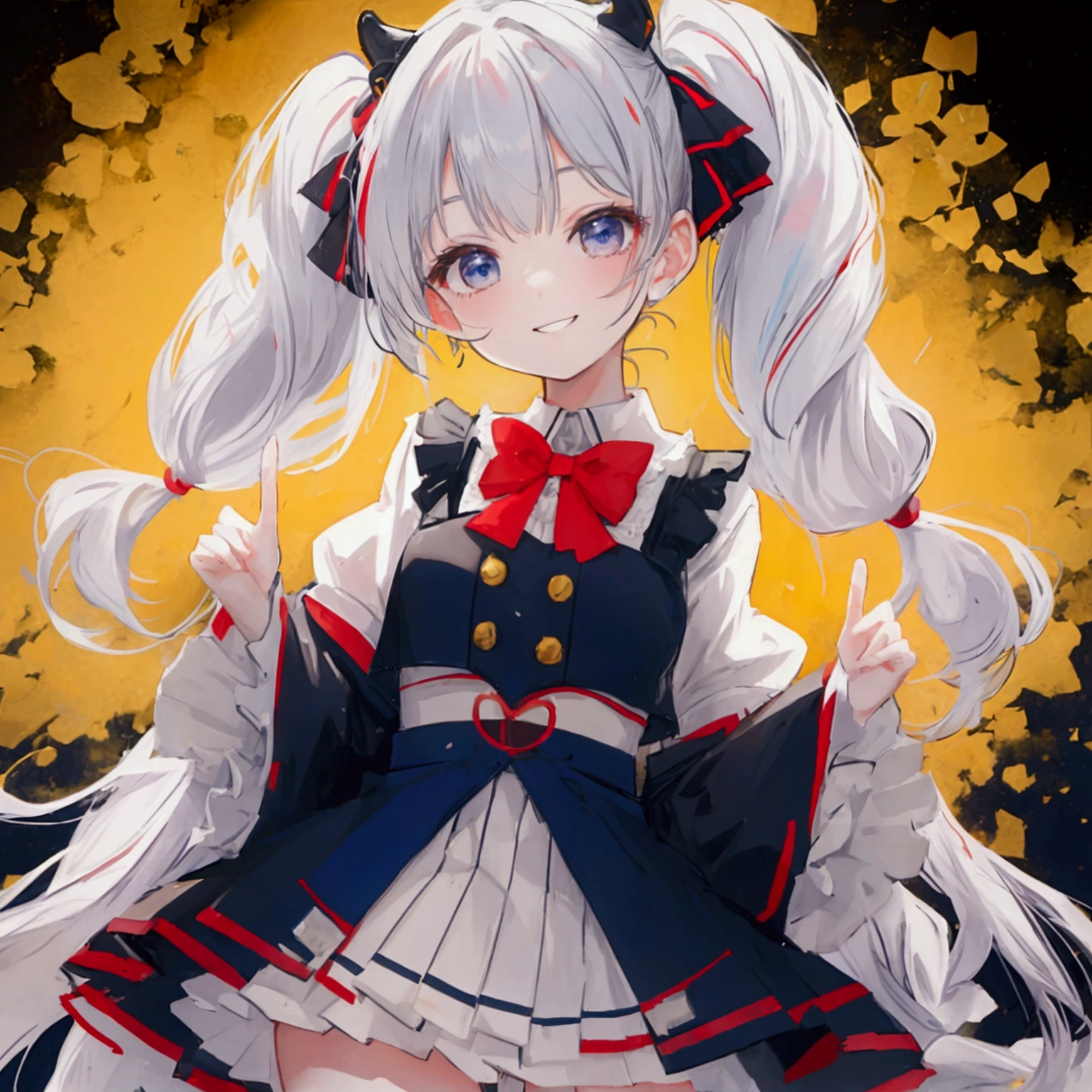 smile, Twin tails,