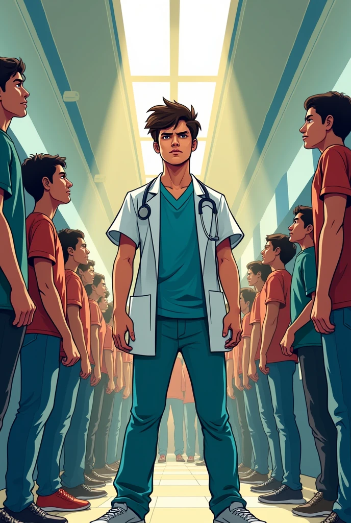 Stand up against ragging in medical college - cartoon image