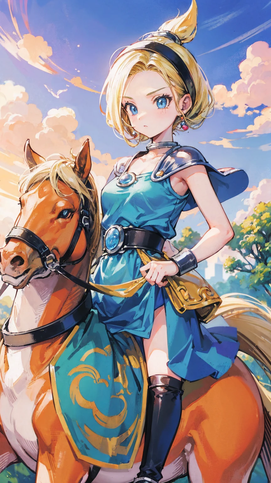 bianca,(/dragon_quest/),riding the horse
