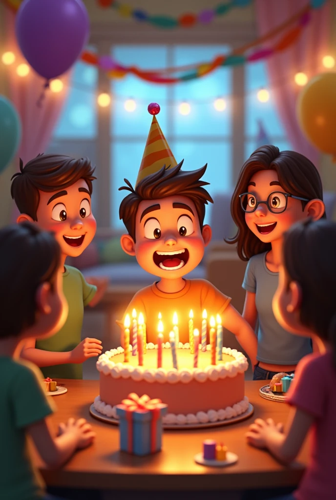 Roier celebrating his birthday