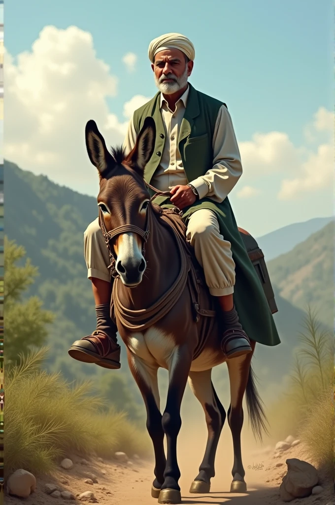 Shahbaz sharif sit on donkey