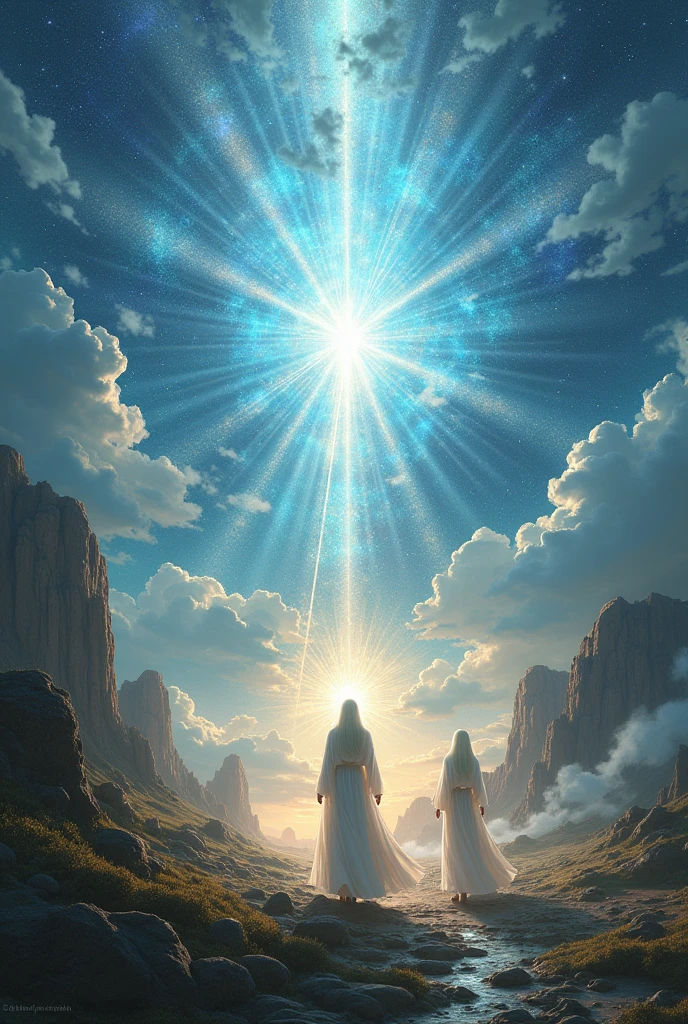 A new heaven and a new earth replace the old.