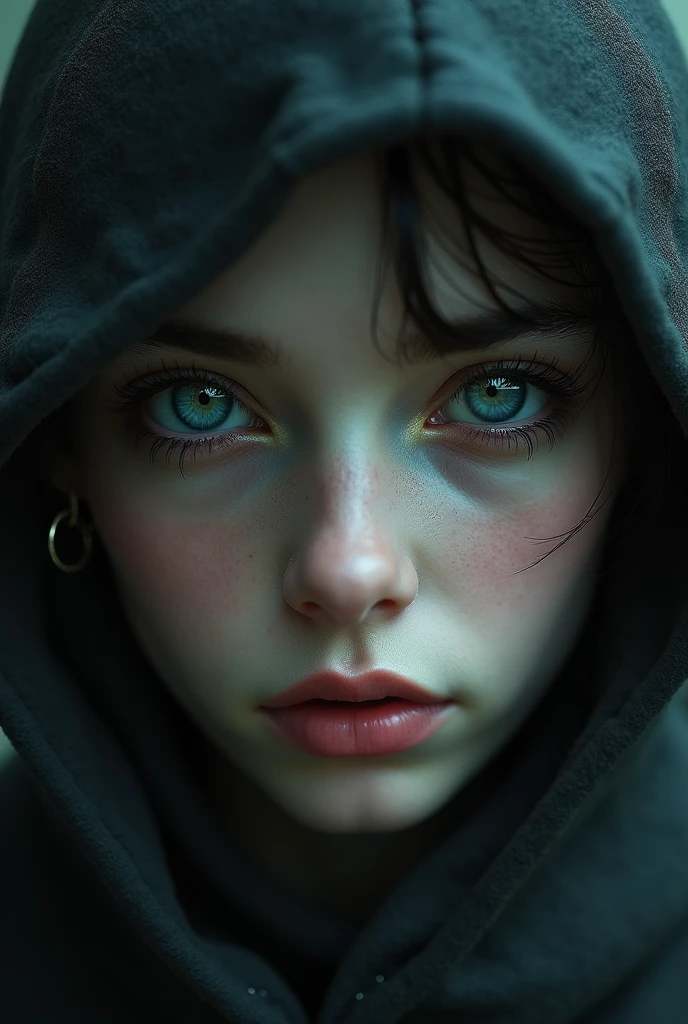 (best quality,4k,8k,highres,masterpiece:1.2),ultra-detailed,(realistic,photorealistic,photo-realistic:1.37),character concept design,1girl,solo,dynamic_angle,half body,fallen angels,in style of Hans Hartung,in style of Andy Goldsworthy,(in style of Anish Kapoor:0.6),detailed eyes,detailed lips,extremely detailed face,long eyelashes,cinematic lighting,dramatic shadows,moody atmosphere,muted color palette