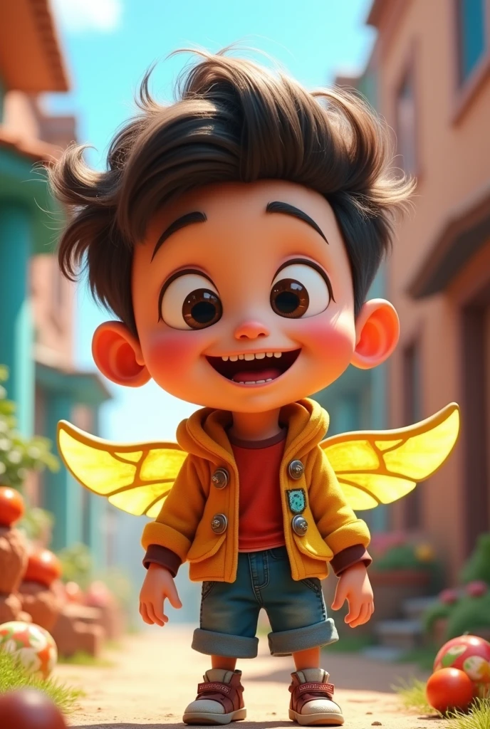 A ANIMATED Boy standing CHARETER