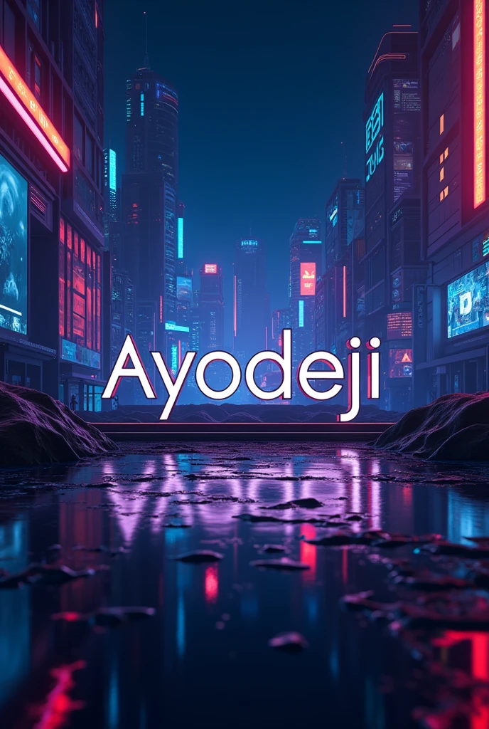 Create a ai vlog banner using "Ayodeji" as username