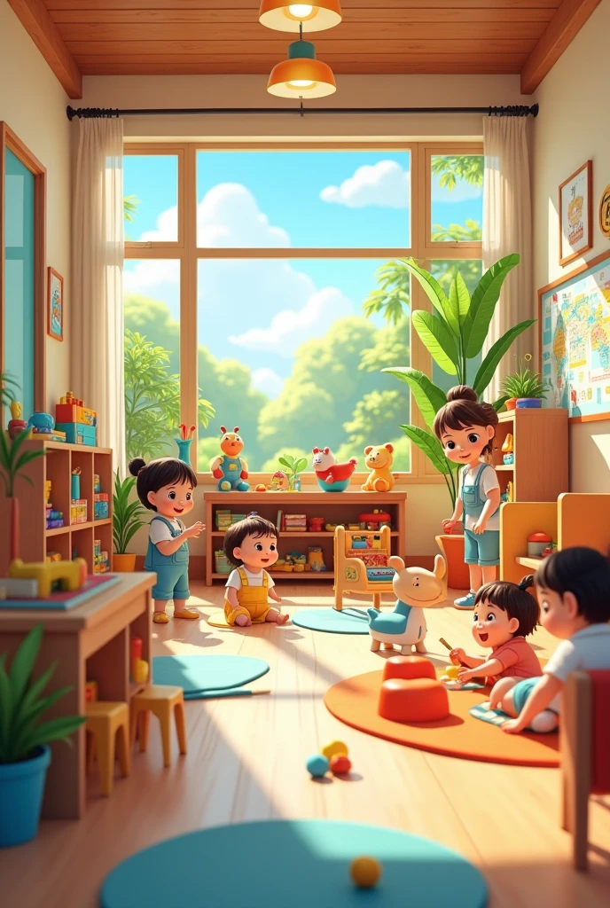 C Q F D crèches bébés travail
