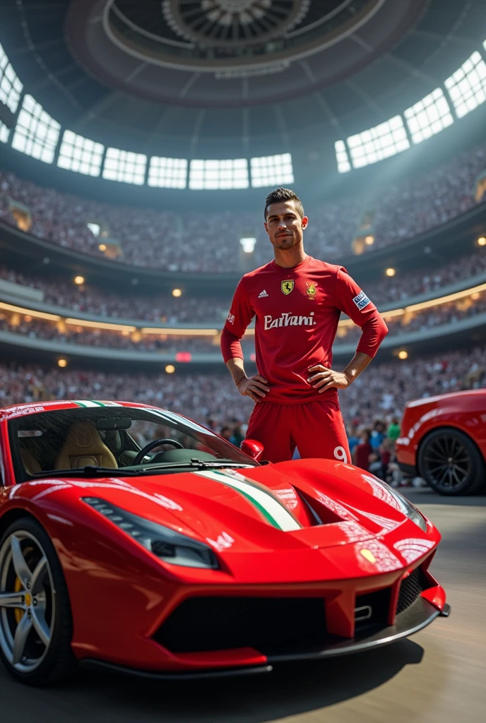 cristiano ronaldo selling carios cars and showing his profit graph
