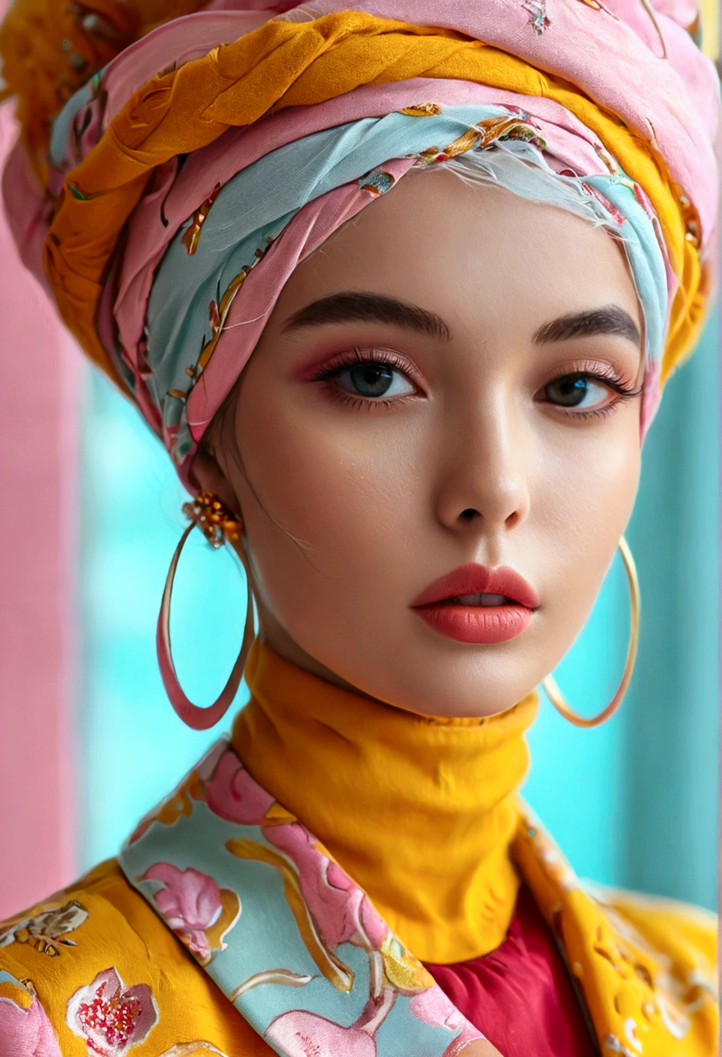 Create a beautiful cute instagram influencer wearing modern cloth