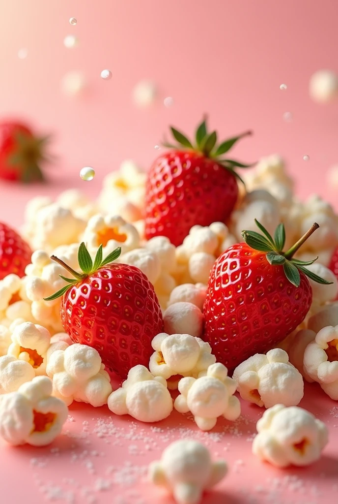 Strawberry popcorn
